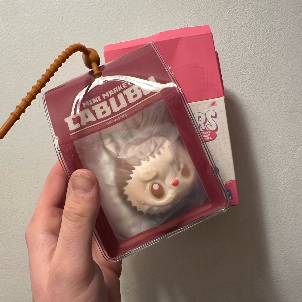 Labubu mini Market stress ball onigiri Keychain